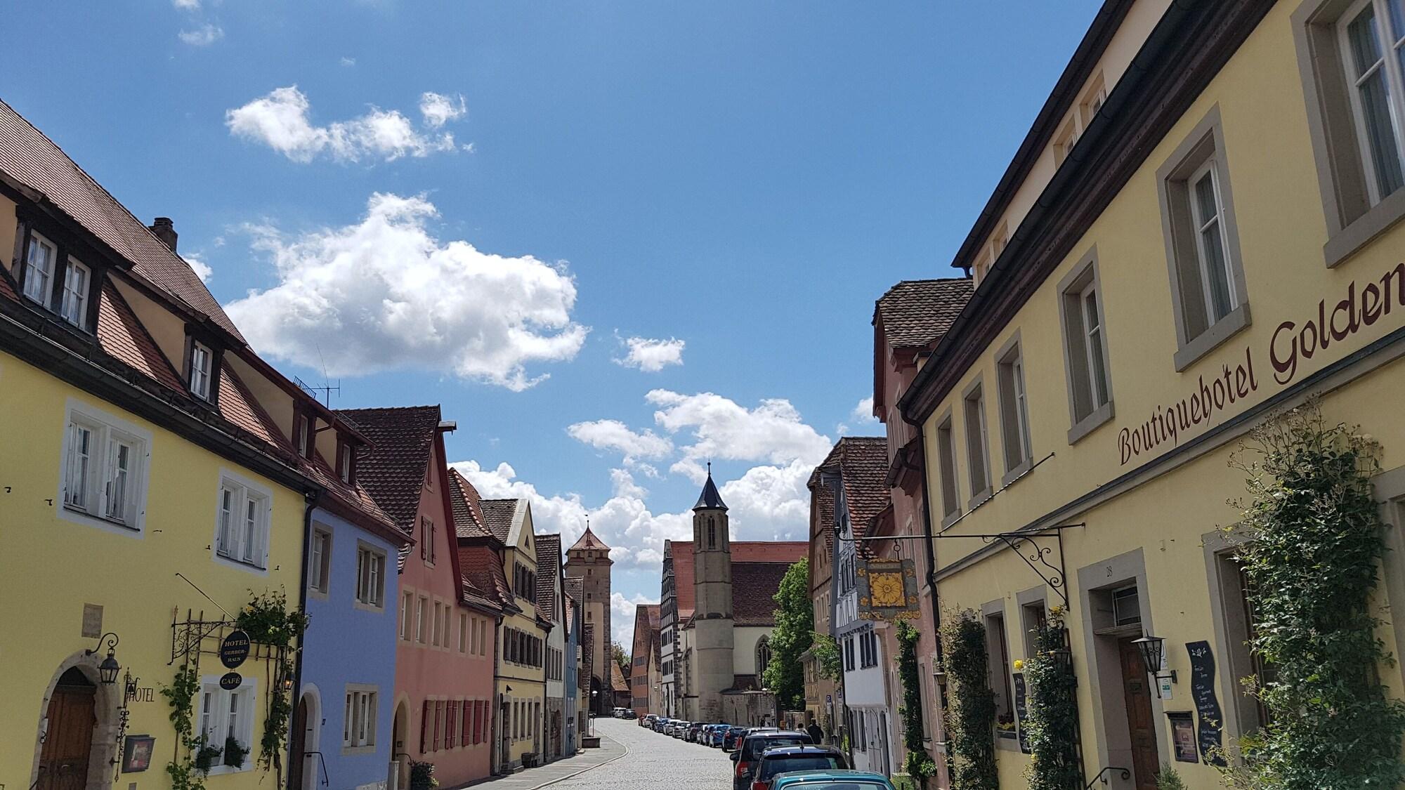 Boutiquehotel Goldene Rose - Self-Check-In Rothenburg ob der Tauber Exteriér fotografie
