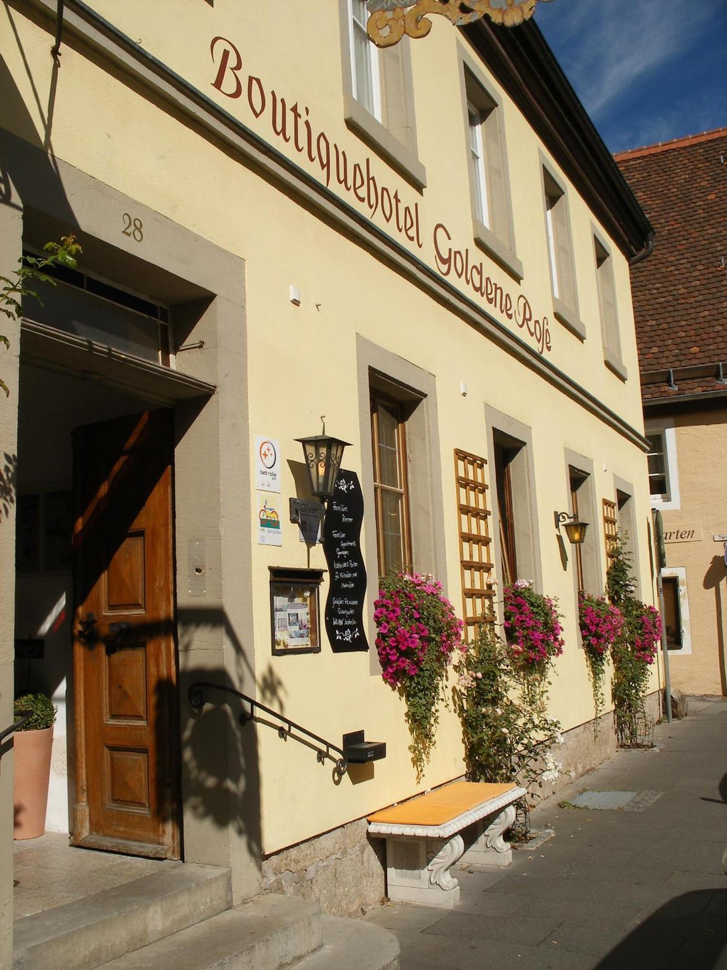 Boutiquehotel Goldene Rose - Self-Check-In Rothenburg ob der Tauber Exteriér fotografie