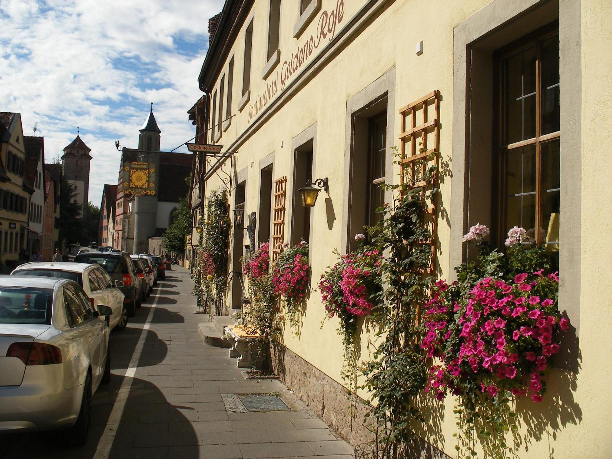 Boutiquehotel Goldene Rose - Self-Check-In Rothenburg ob der Tauber Exteriér fotografie