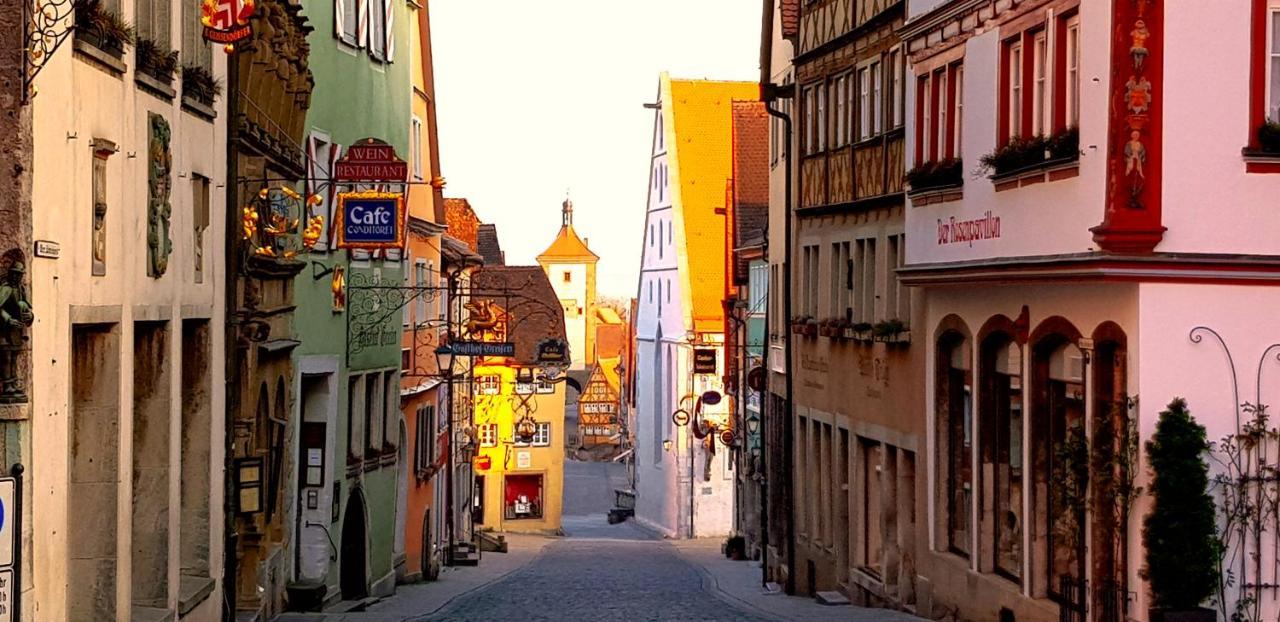 Boutiquehotel Goldene Rose - Self-Check-In Rothenburg ob der Tauber Exteriér fotografie