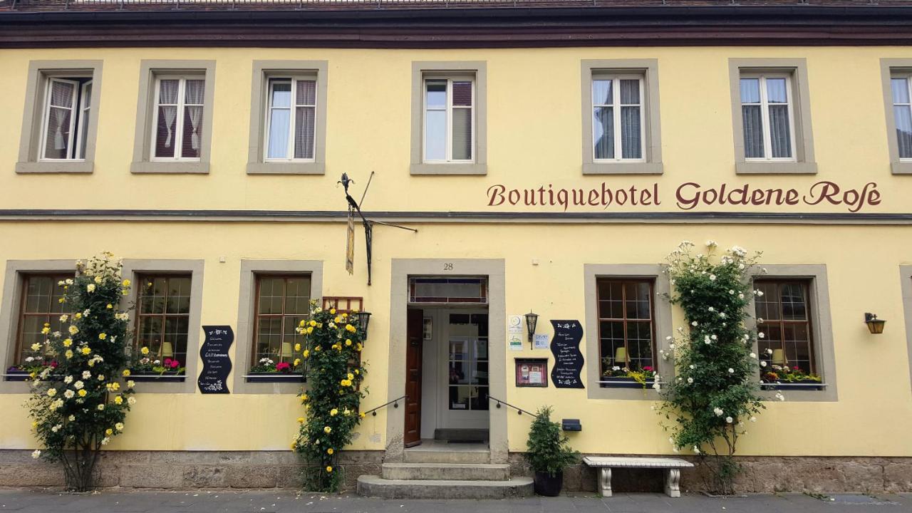 Boutiquehotel Goldene Rose - Self-Check-In Rothenburg ob der Tauber Exteriér fotografie