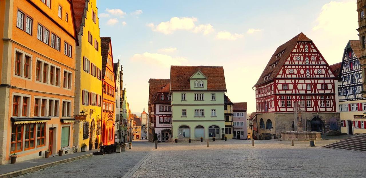 Boutiquehotel Goldene Rose - Self-Check-In Rothenburg ob der Tauber Exteriér fotografie