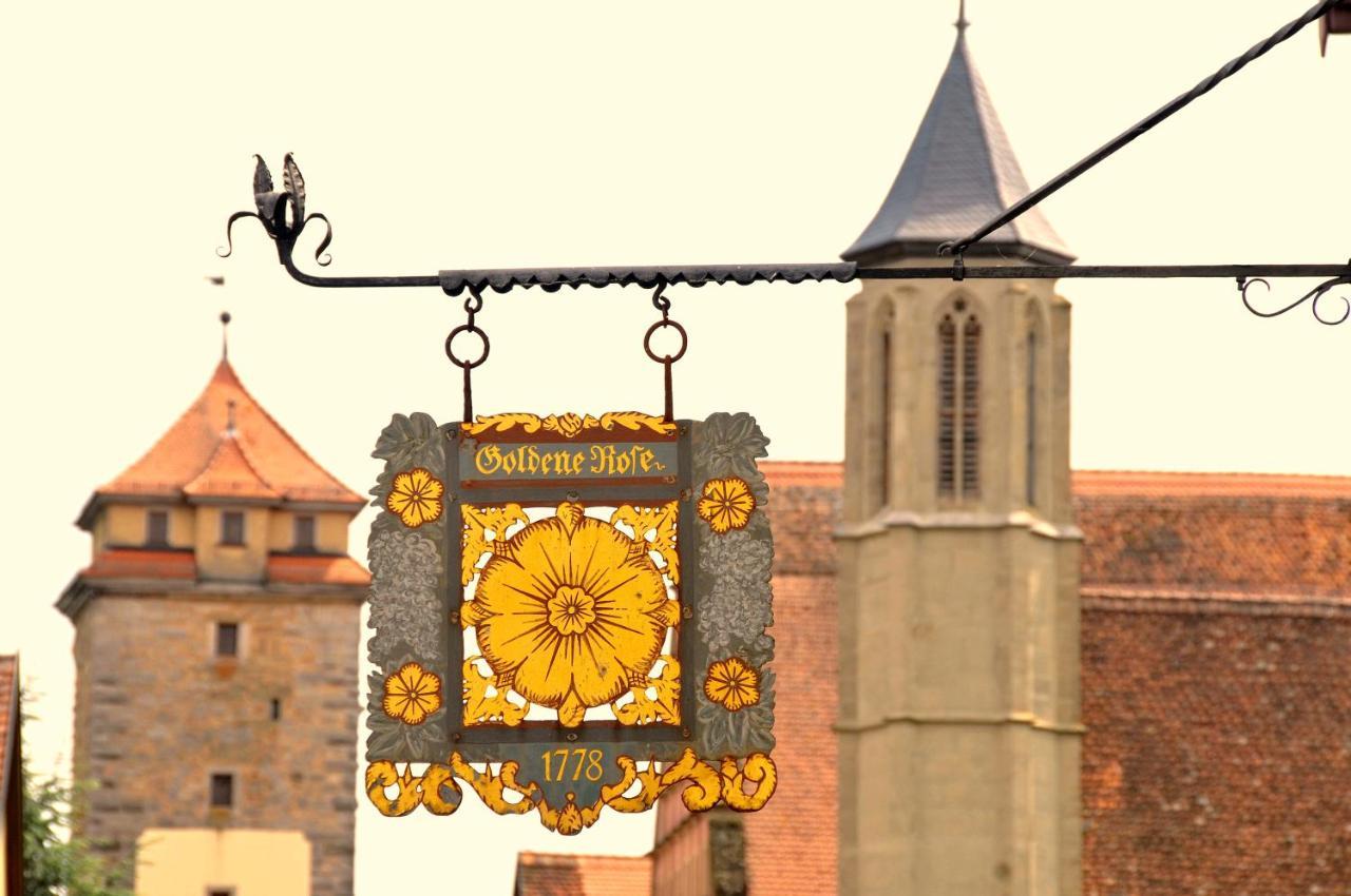 Boutiquehotel Goldene Rose - Self-Check-In Rothenburg ob der Tauber Exteriér fotografie