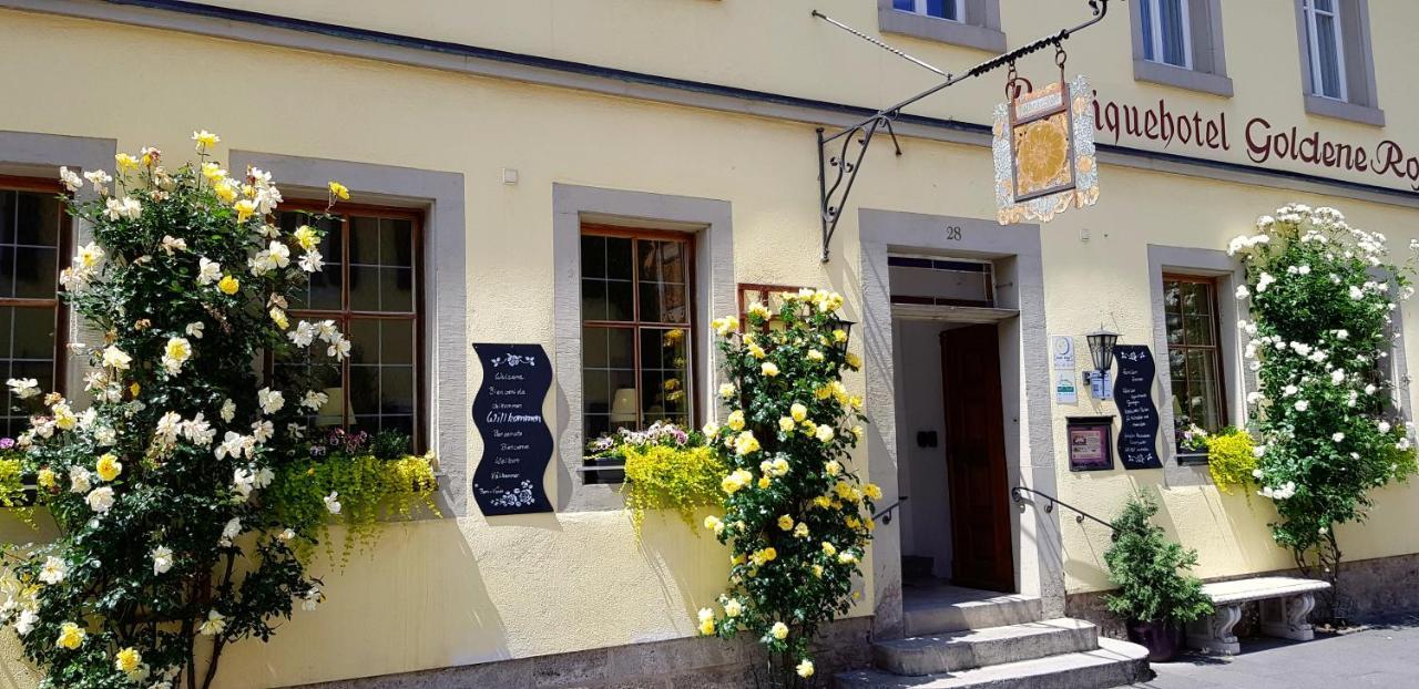 Boutiquehotel Goldene Rose - Self-Check-In Rothenburg ob der Tauber Exteriér fotografie